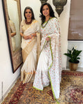 EE-V18685 Cream Kantha cotton