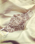 EE-MSK05 White Brocade mask