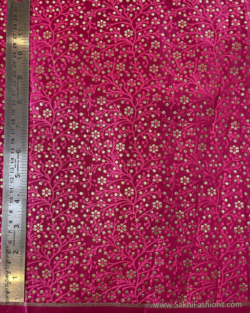 BL-F51844 Pink Banarsi Blouse