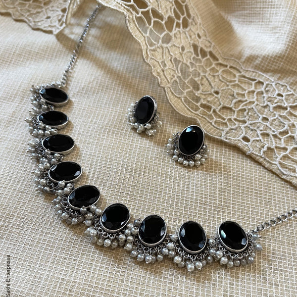AJ-V02352 Black Pearl Mala – sakhifashions