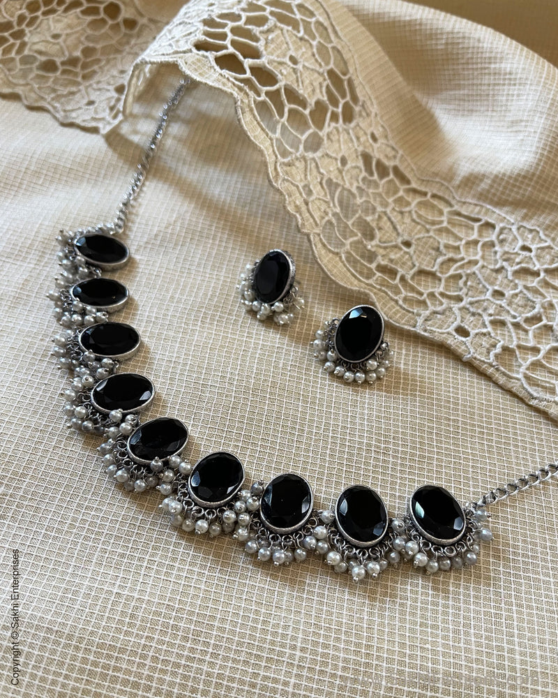 AJ-V02352 Black Pearl Mala