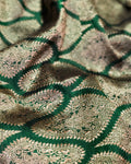 BL-F25902 Green Banarsi BlouseF