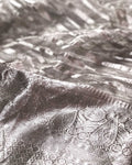 BL-F25024 SIlver Tissue Fabric