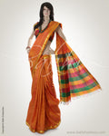 BGN-DE5 Mustard & Multi Kanchivaram Silk Saree