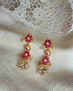 AS-V16679 Pearl Red Earring