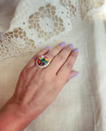 AG-V15271 Navrathan Gold Ring