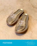 AF-20035 - Beige & gold Footwear