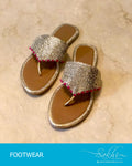AF-20037 - Beige & gold Footwear