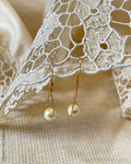 AG-V04300 Gold Pearl Earring