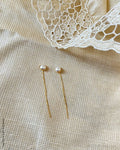 AG-V04301 Gold Pearl Earring