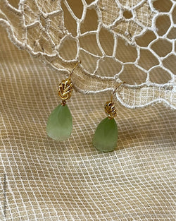 AG-V04306 Stone Hook earring