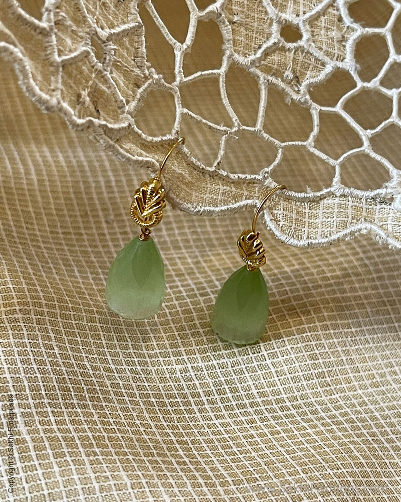 AG-V04306 Stone Hook earring