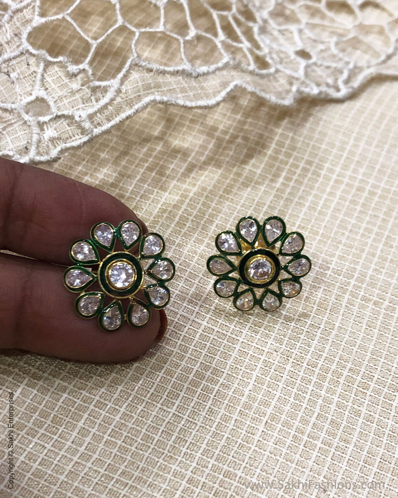 AGDS-37169 Gold earring