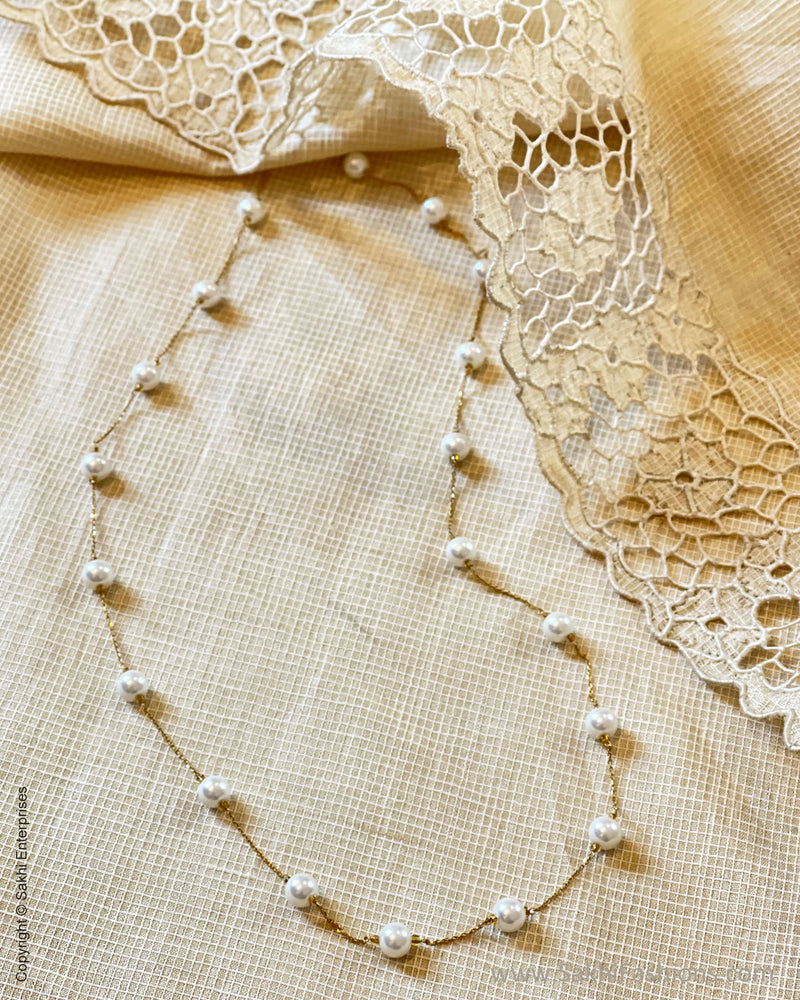 AGDS-50059 Pearl Gold Mala
