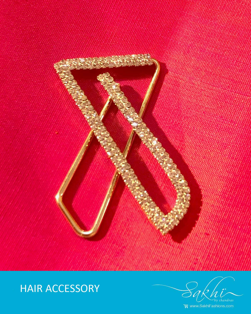 AJ-20041 Gold Saree Pin