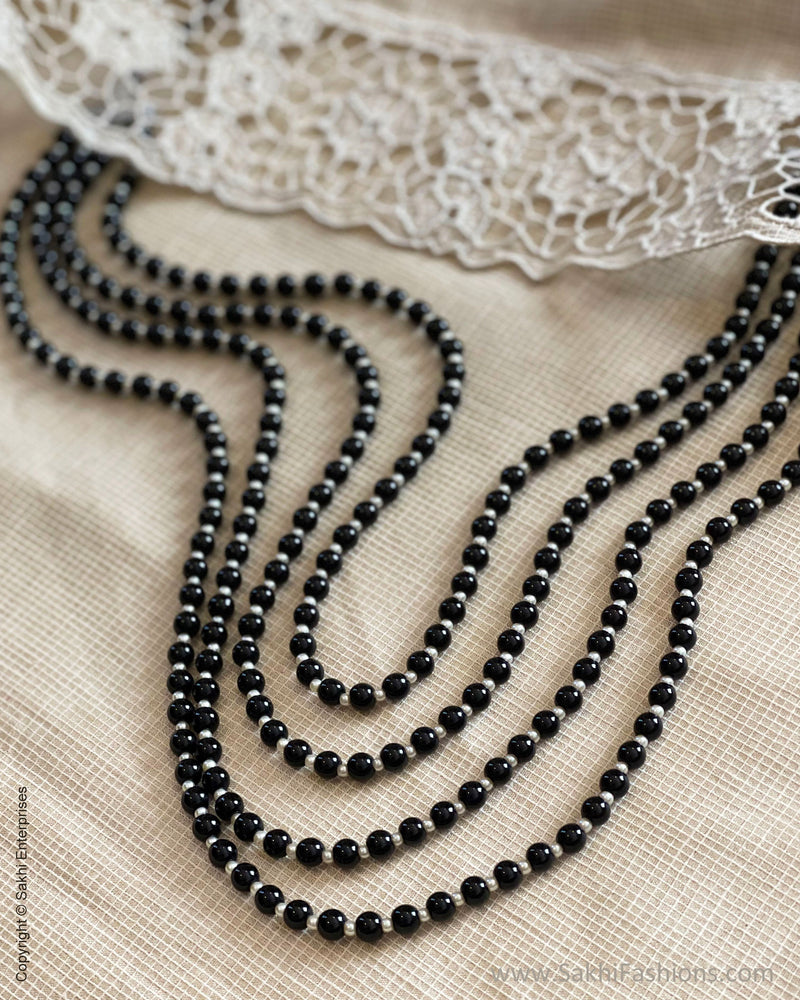 AJ-55248 Black Pearl Mala