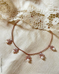 AJ-V06283 - Gold  Mix Metal Necklace