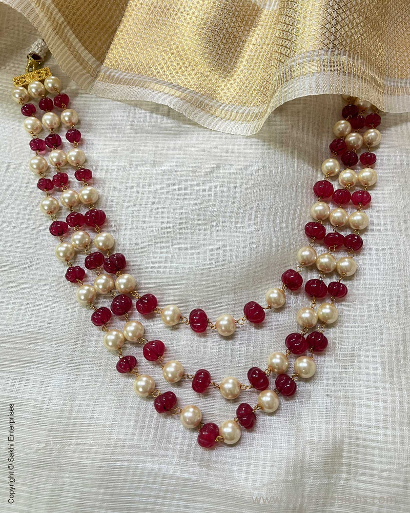 AJ-V20881 Jaipur Red Bead Mala