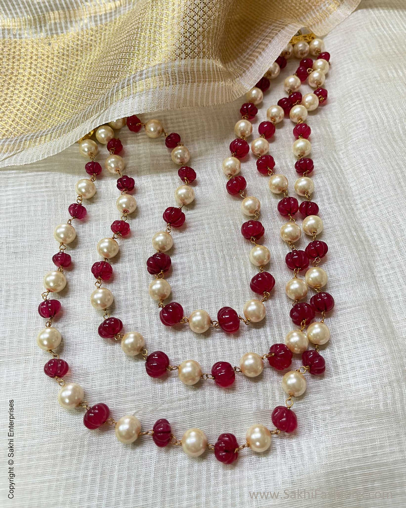 AJ-V20881 Jaipur Red Bead Mala