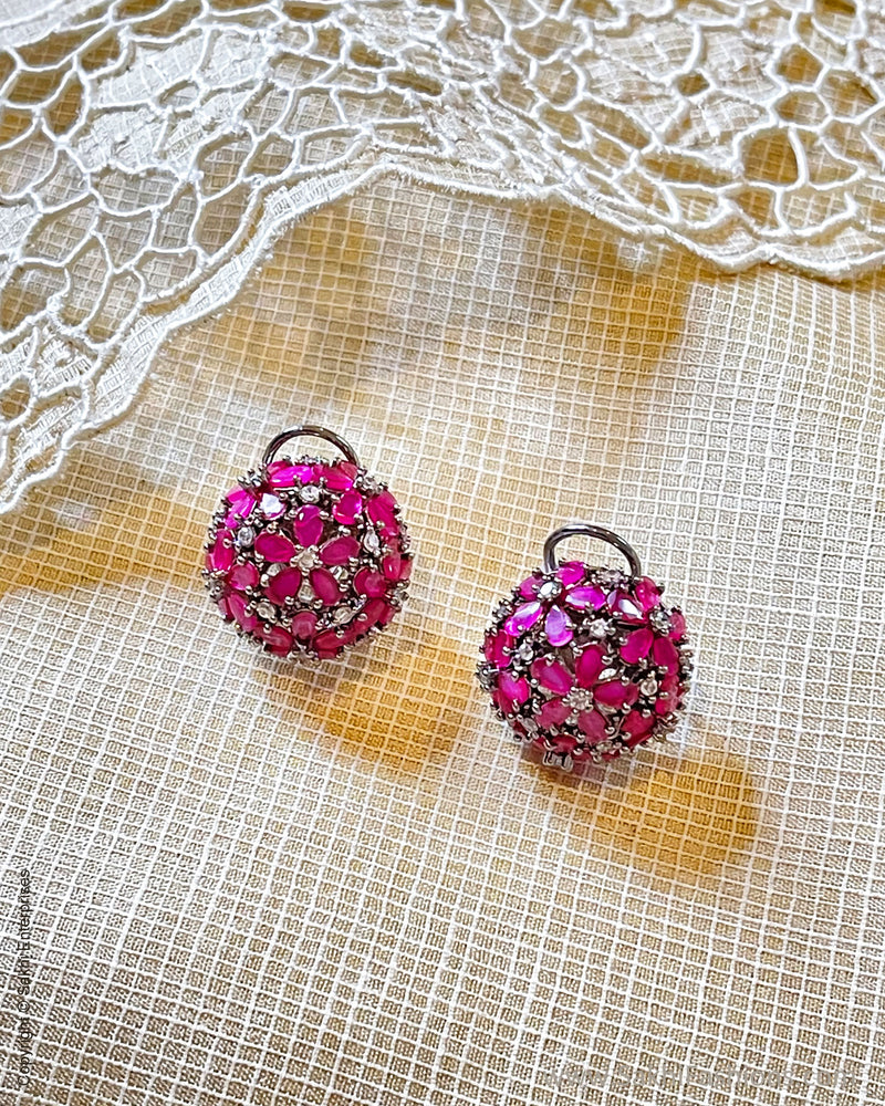 AJDR-8943 Ruby Stud Earring