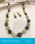 AJDS-0970 - Green &  Fashion Accessory Mala