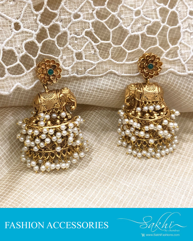 AJDS-20811 -Mix Metal Earring