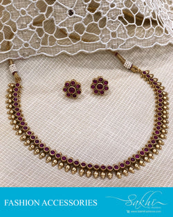 AJDS-20831 Necklace Earring