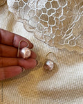 AJDS-22191 Pearl Silver Earring