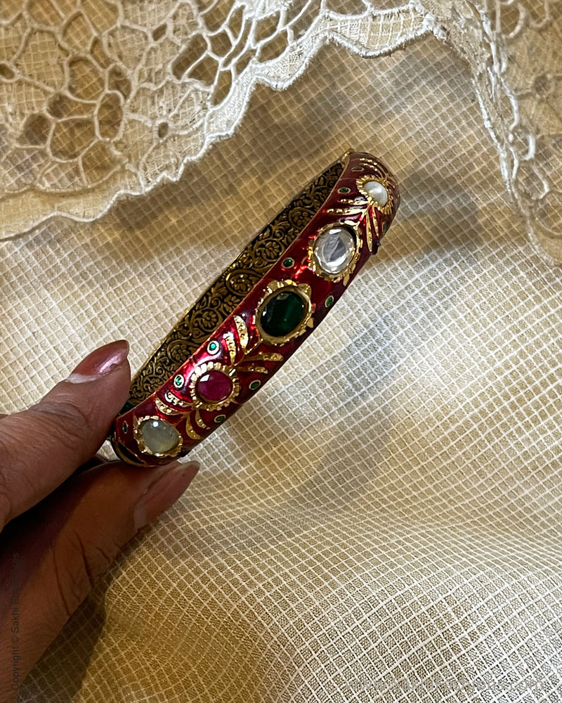 AJDS-35556 Multi Kundan Bangle