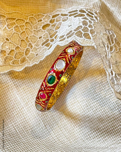 AJDS-35556 Multi Kundan Bangle
