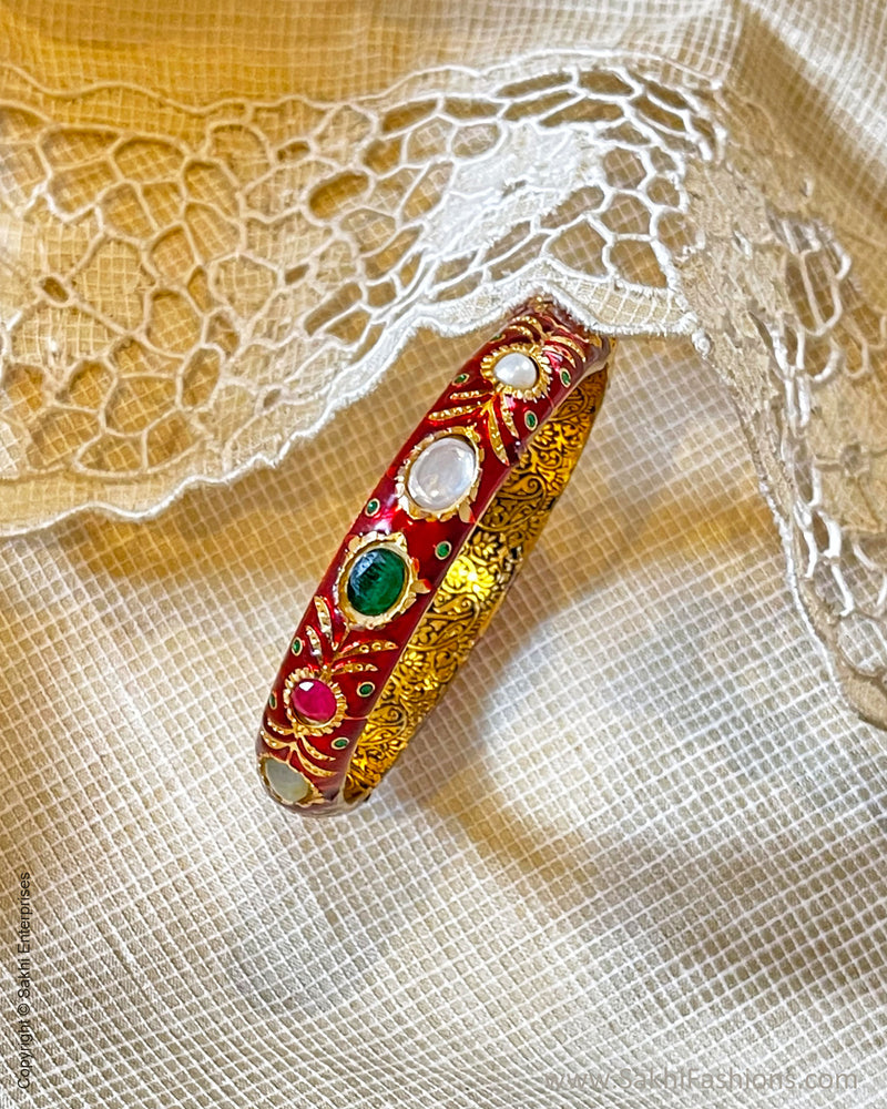 AJDS-35556 Multi Kundan Bangle