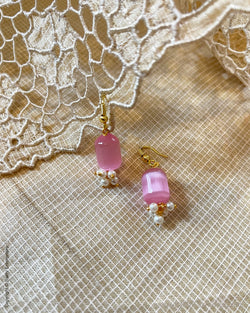AJDS-49008 Pink Earring