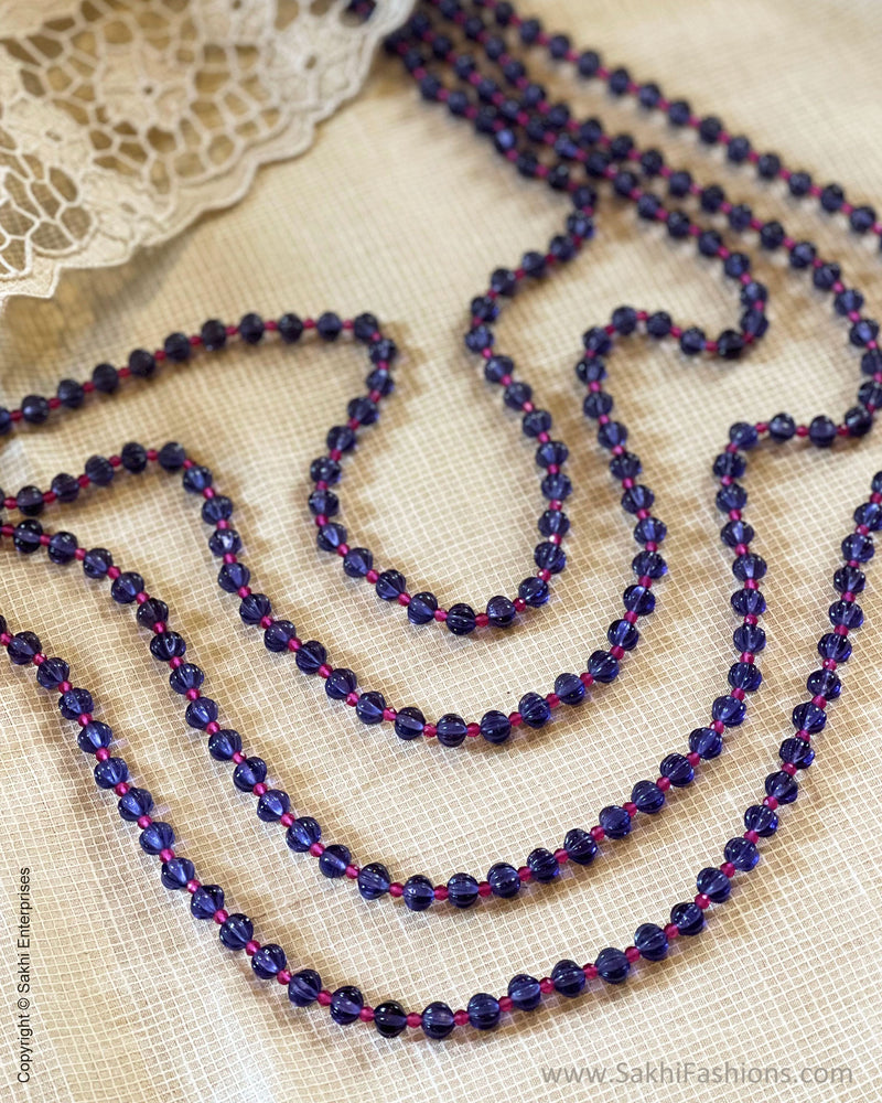 AJDS-49021 Purple Bead Mala