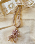 AJDS-49915 Rose Pearl Jute Mala