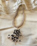 AJDS-49916 Black Jute Bead Mala