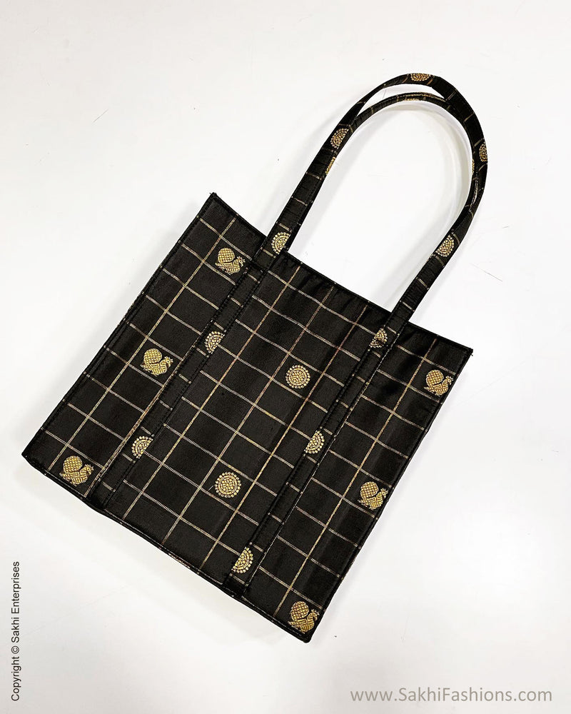 AJDS-52740 Black Kanchi Tote bag