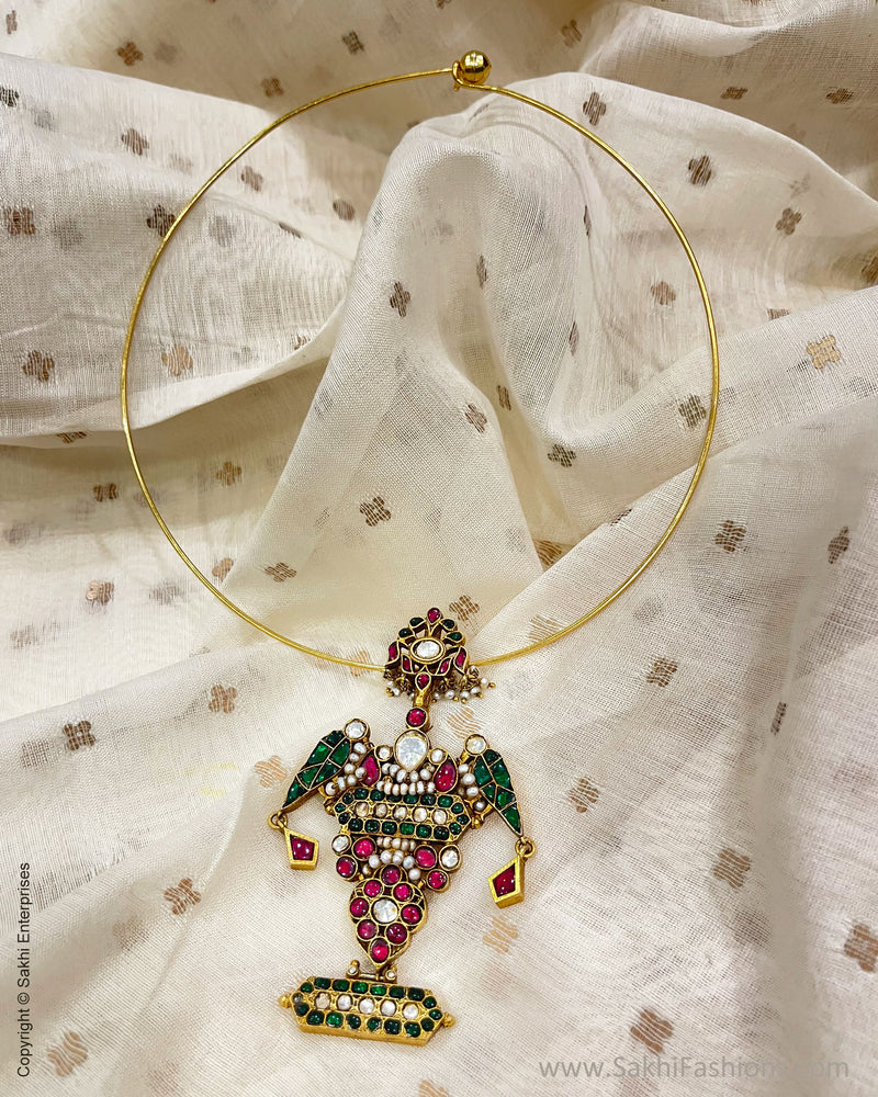 AS-V05864 SilverGold Choker