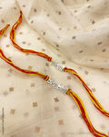 AS-V05884 Pure Silver Rakhi