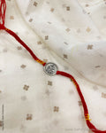 AS-V05885 Pure Silver Rakhi