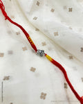 AS-V05888 Pure Silver Rakhi