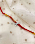 AS-V05891 Pure Silver Rakhi