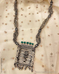 AS-V06019 Silver Kundan Necklace