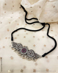 AS-V06029 Silver Choker