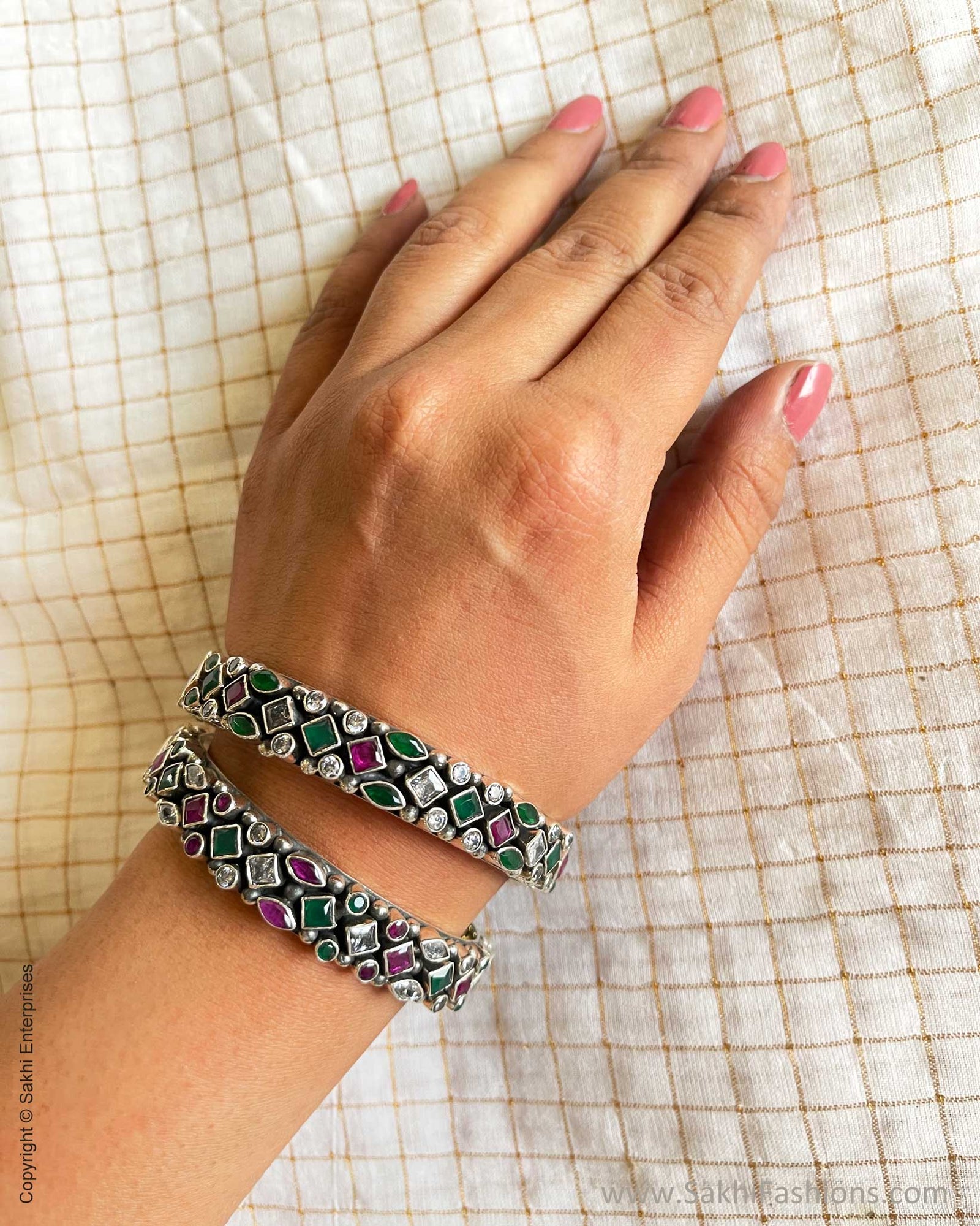 Antique & Pure Silver Bangle | Sakhi Fashions – sakhifashions