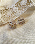 ASDS-22022 Silver flora Stud