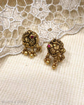 ASDS-23231 - Stud earring Silver & Gold