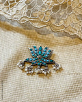ASDS-41615 TBlue Silver Pendant