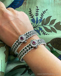 ASDS-41645 Multi Silver Bangle
