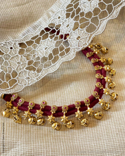 ASDS-44853 Gold Silver mala