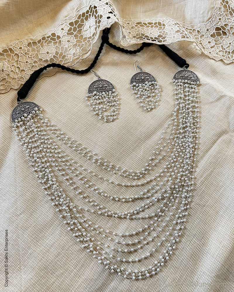 AJ-46991 Pearl bunch mala